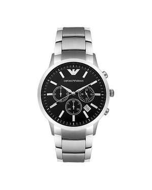 Emporio Armani Renato Silber Herren Armbanduhr AR2434