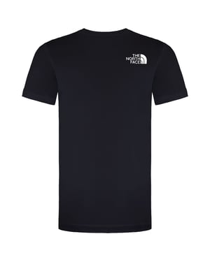 The North Face – Schwarzes T-Shirt mit mehreren Aufnähern für Kinder