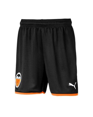 Puma Valencia cf Kinder schwarze Fußballshorts