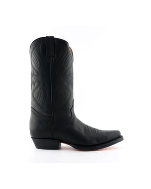 Schwarze Cowboy-Lederstiefel für Herren von Grinders – Louisiana