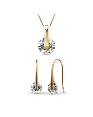 Set Classy : Gold und Kristall