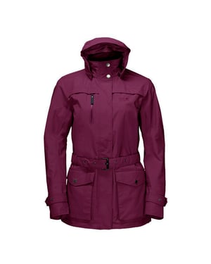 Jack Wolfskin Kimberley Womens Burgund Parka Jacke
