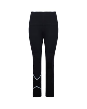 2XU Hi-Rise Compression Damen Schwarz/Silber Strumpfhose