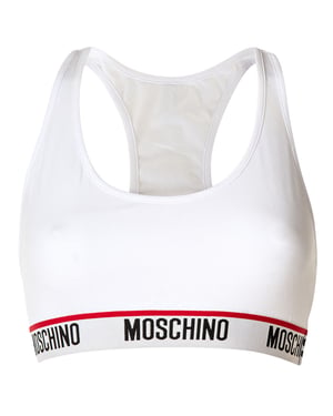 Moschino Bustier Racerback Stretch Baumwolle