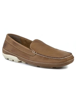 Timberland Heritage Braun Nubuck Leder Slip On Herrenschuhe 6328A
