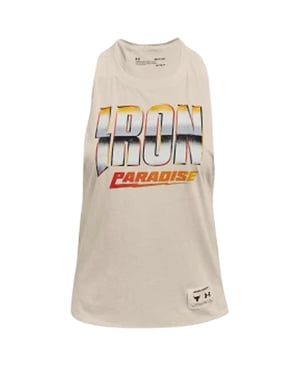 Under Armor Project Rock Womens Iron Tanpop Top
