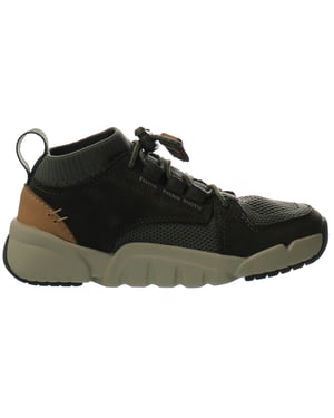 Clarks Tri Lunar Kids Dunkelgrüne Trainer