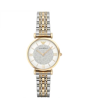 Emporio Armani AR8031 Damenuhr T-Bar Gianni zweifarbig