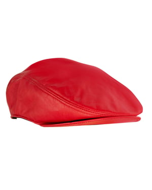 Peaky Blinders Newsboy-Flachhut aus Leder für Herren