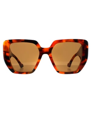 Gucci Square Damen Havanna Braun GG0956S