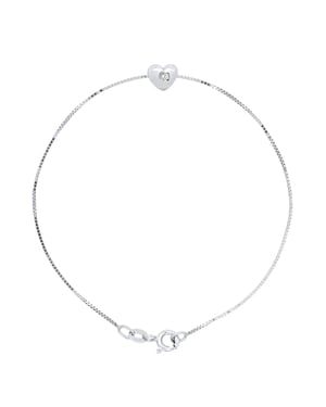 DIADEMA - Armband - Herz - Echter Diamant
