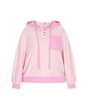 Mymo Sweatshirt in großen Größen Frauen Rosa