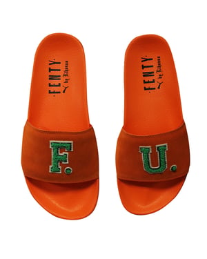 Puma x Fenty Fu Orange Sliders - Frauen