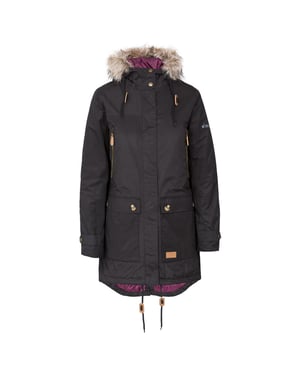 Trespass Womens/Ladies Clea Wasserdicht Gepolsterte Jacke (Schwarz)