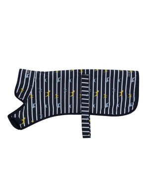 Regatta Arlo Wasserdichter Hundemantel (Marineblau gestreift)