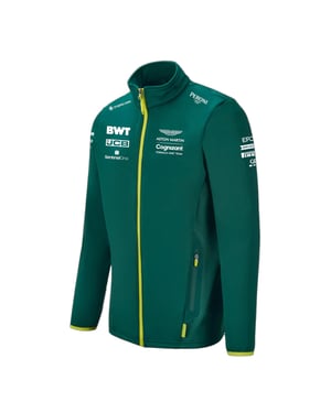 Aston Martin Cognizant F1 Offizielles Team Herren Green Softshelljacke