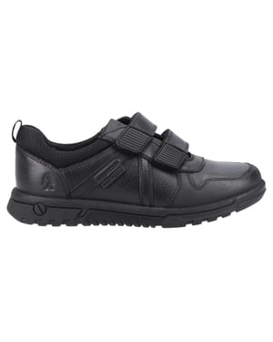 Hush Puppies - Jungen Schul-Uniform-Schuhe "Spencer", Leder (Schwarz)