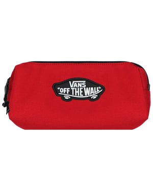 Vans vom Wall -Logo Red Bleistiftbeutel