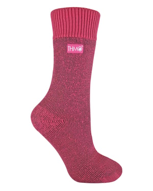 THMO - 1 Paar Damen dicke Fleece gefütterte warme Thermo-Socken für den Winter