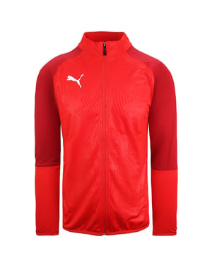 Puma Drycell Reißverschluss -Track -Jacke Red Long Sleeve Mens Track Top 656265 01
