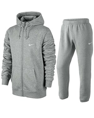 Ensemble de survêtement complet Nike Club Fleece pour homme Gris