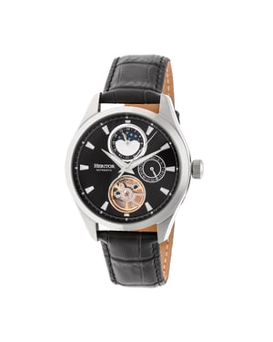 Heritor Automatik Sebastian Semi-Skelett Lederarmbanduhr