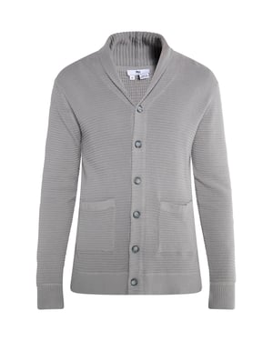 Mo Strickjacke Herren Grau
