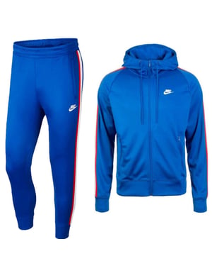 Nike Herren Tribute Poly Trainingsanzug In Blau
