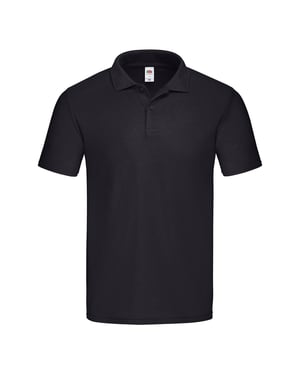 Fruit of the Loom - "Original" Poloshirt für Herren/Damen Unisex (Schwarz)