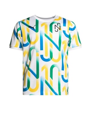 Puma x Neymar Jr. Kurzarm Crew Crew Hals Multicolored Kids T-Shirt 605569 05