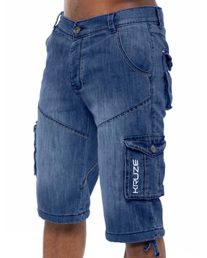Kruze Herren Cargo Combat Shorts