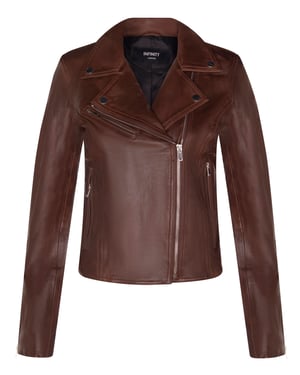 Damen-Leder-Klassiker-Biker-Brando-Jacke-Baku