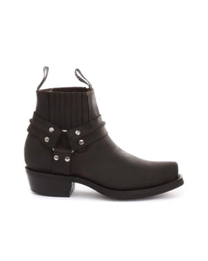 Grinders Unisex Braune Western-Lederstiefel-Renegade Lo