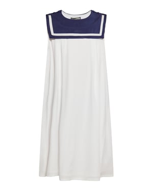 Dreimaster Kleid Mädchen Wollweiß