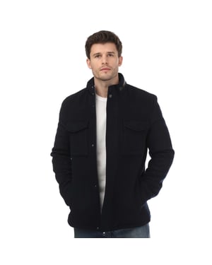 Herren Ted Baker Knowl Trichterkragen Feldjacke in Marineblau