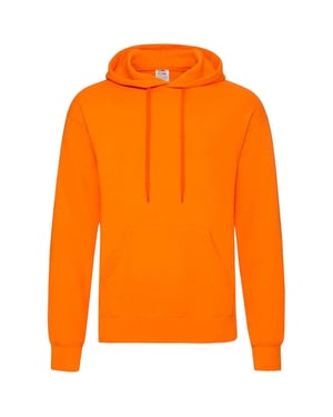 Fruit of the Loom - "Classic" Sweatshirt mit Kapuze für Herren/Damen Unisex (Orange)