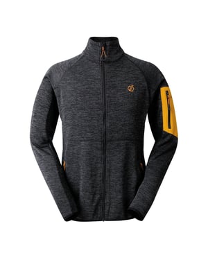 Dare 2B - "Torrek" Fleece-Oberteil für Herren (Schwarz/Wüsten Sonnengelb)