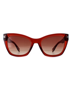 Marc Jacobs Cat Eye Herren Braun Braun Farbverlauf MJ 1009/S