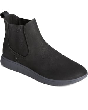 Sperry Coastal PW Chelsea Black Womens Stiefel