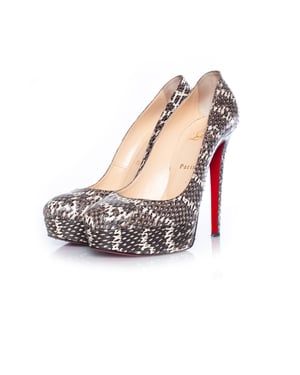 Bianca Python-Plateau-Pumps