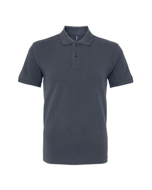 Asquith & Fox Herren Bio-Poloshirt in klassischer Passform (Graphit)