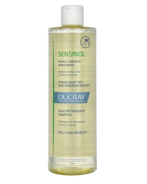 Ducray Sensinol Soothing Cleansing Oil.