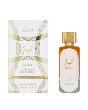 Lattafa Hayaati Gold Elixir Women Edp Spray.