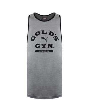 Puma x Golds Fitnessstudio Herren graue Weste