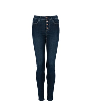 Guess Jeans Skinny High Damen blau
