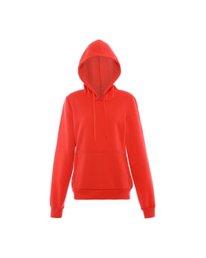 Mymo Kapuzenpullover Damen Sommerrot