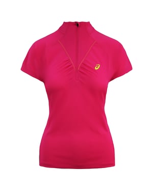 Asics Motion Trocken Fuji Damen Pink Running Top