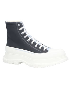 Alexander McQueen Tread Slick Stiefel 'Navy Grau Blau'