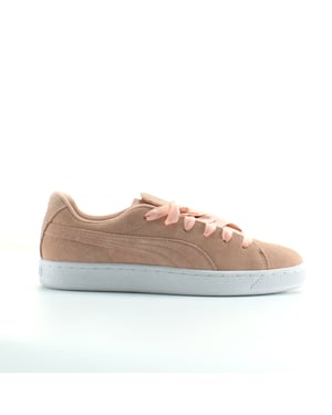 Puma Suede Crush Peach Leder Damen Schnürschuhe 369251 02