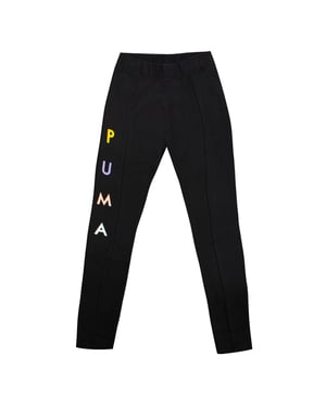 Puma Womens Fierce Cat Leggings Grafiklogo enge schwarze 579064 01